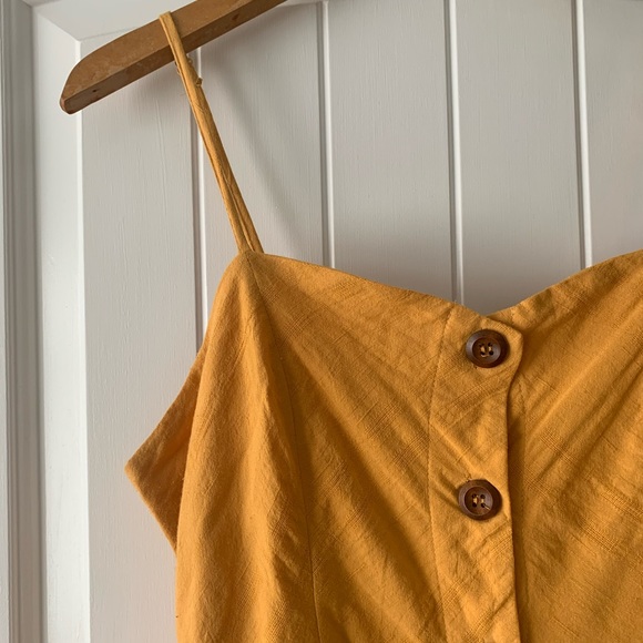 Yellow Button-Up Sundress 🌞 - Picture 5 of 11